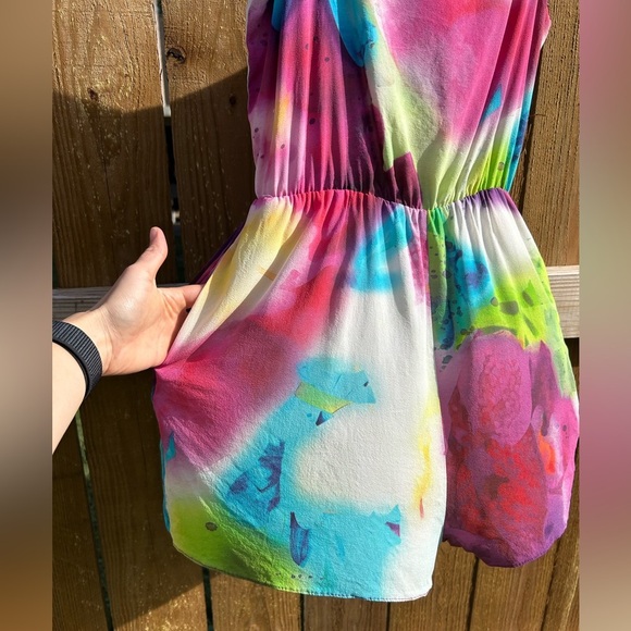 ALICE & OLIVIA ‘Romper’Multicolor Tie-Dye 
size 8 - Picture 2 of 6